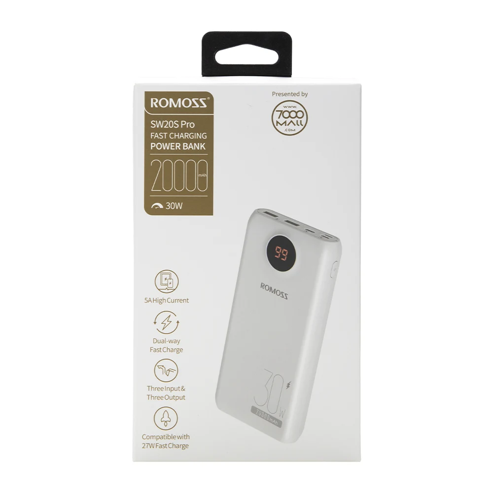 پاوربانک 20000mAh روموس مدل PSW20-392 1 پاوربانک 20000mAh روموس مدل PSW20-392