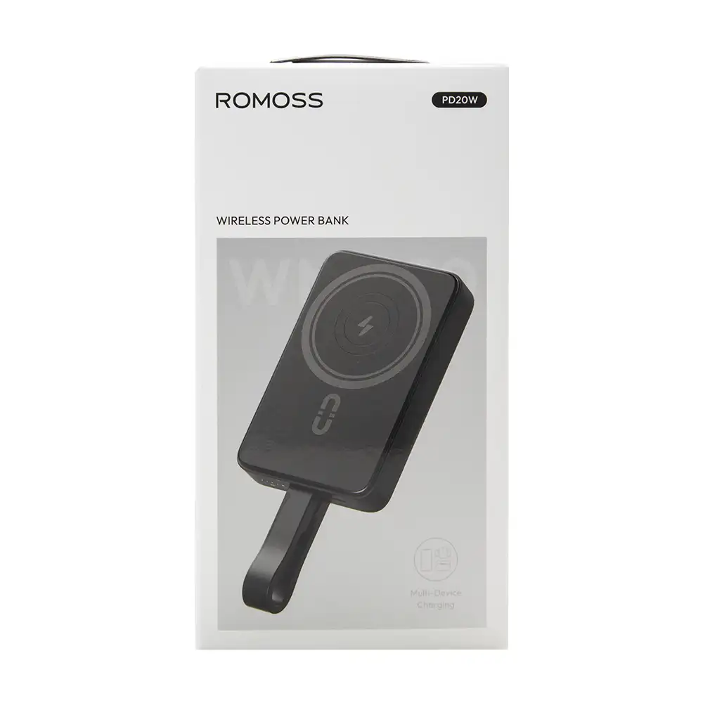 پاوربانک وایرلس (بیسیم) 10000mAh روموس مدل WMO10-121 1 پاوربانک وایرلس (بیسیم) 10000mAh روموس مدل WMO10-121