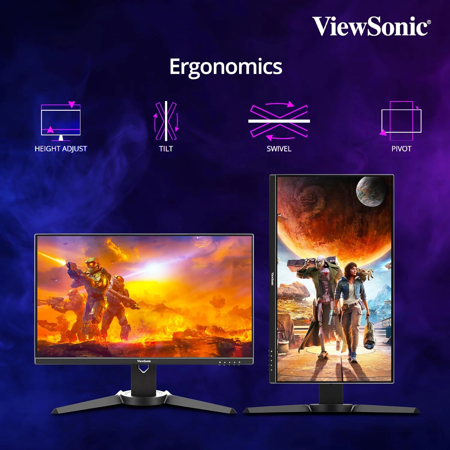 مانیتور ویوسونیک XG2409 سایز 24 اینچ 39 ViewSonic XG2409