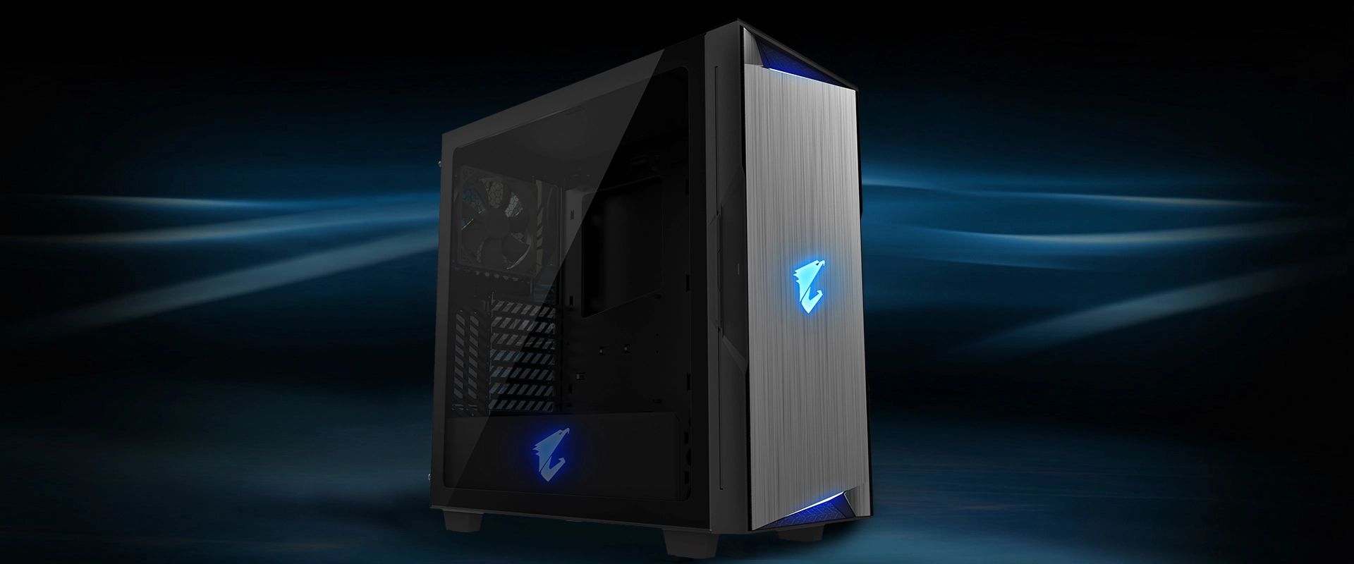 کیس گیگابایت AORUS C300 GLASS 19 کیس AORUS C300 GLASS