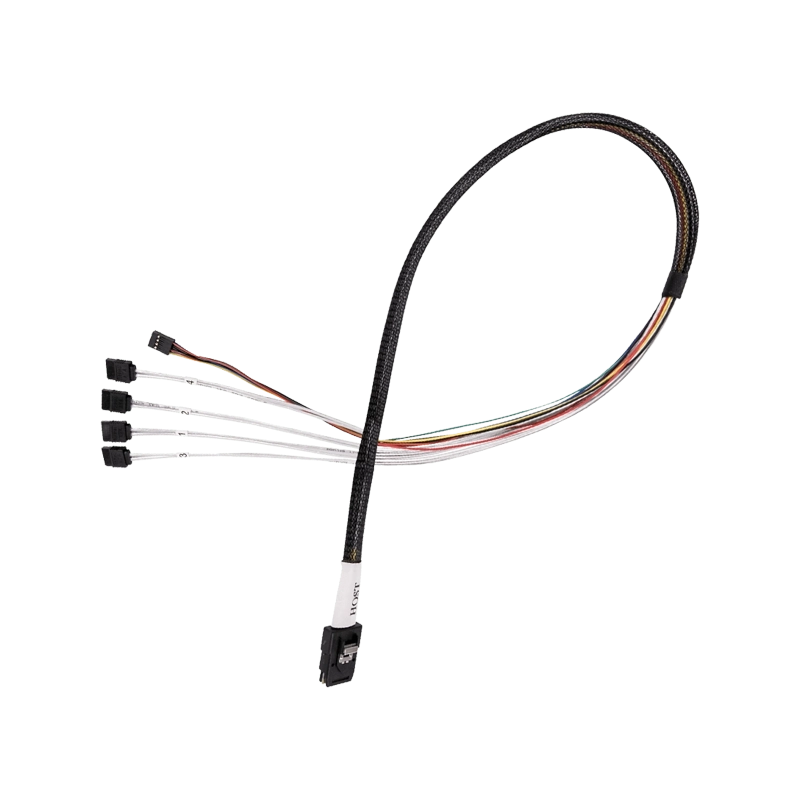 کابل تبدیل Mini-SAS به SATA سیلوراستون CPS03 1 CPS03