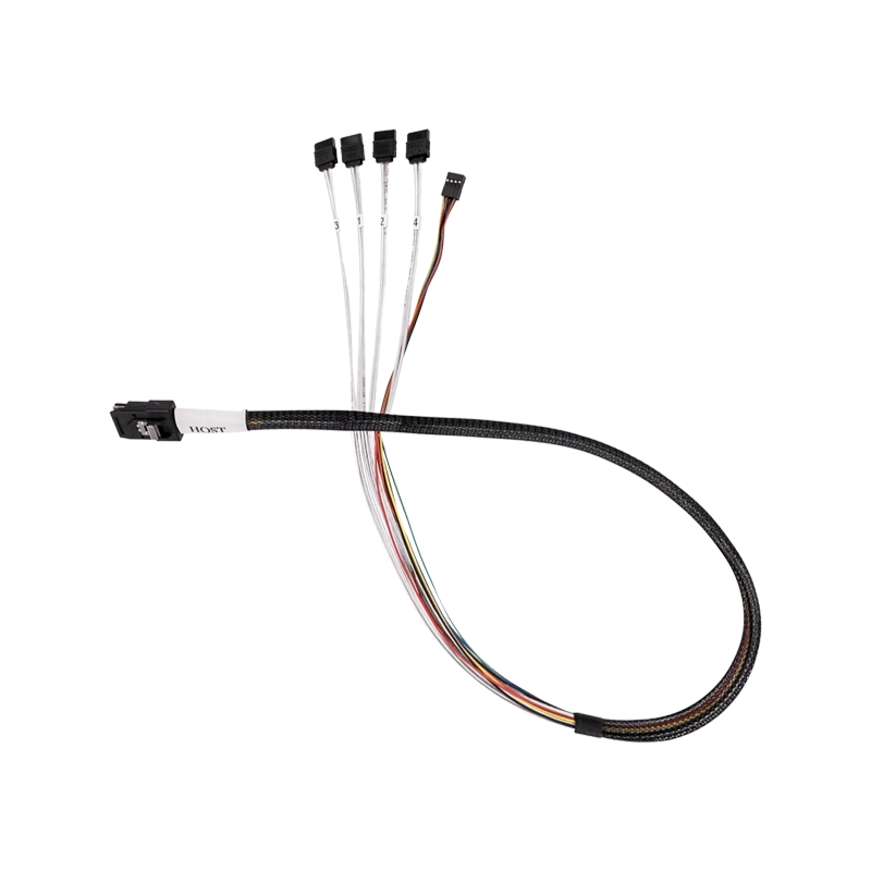 کابل تبدیل Mini-SAS به SATA سیلوراستون CPS03 3 CPS03