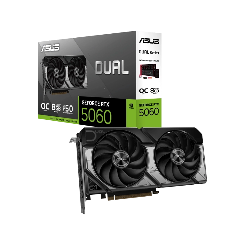 کارت گرافیک ایسوس Dual GeForce RTX5060 8GB GDDR7 OC Edition 1 Dual RTX5060 O8G