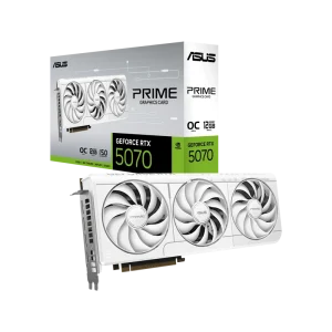 کارت گرافیک ایسوس PRIME GeForce RTX5070 White OC Edition 12GB GDDR7 33 RTX5070 O12G White