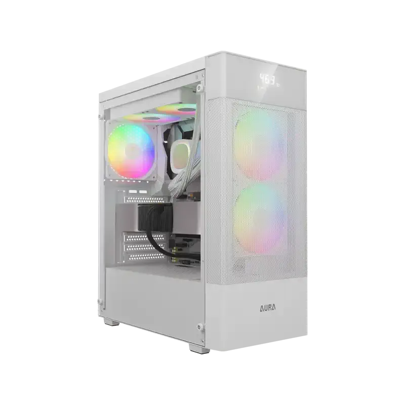 کیس گیم دیاس AURA GC5 ELITE WH 1 AURA GC5 ELITE WH