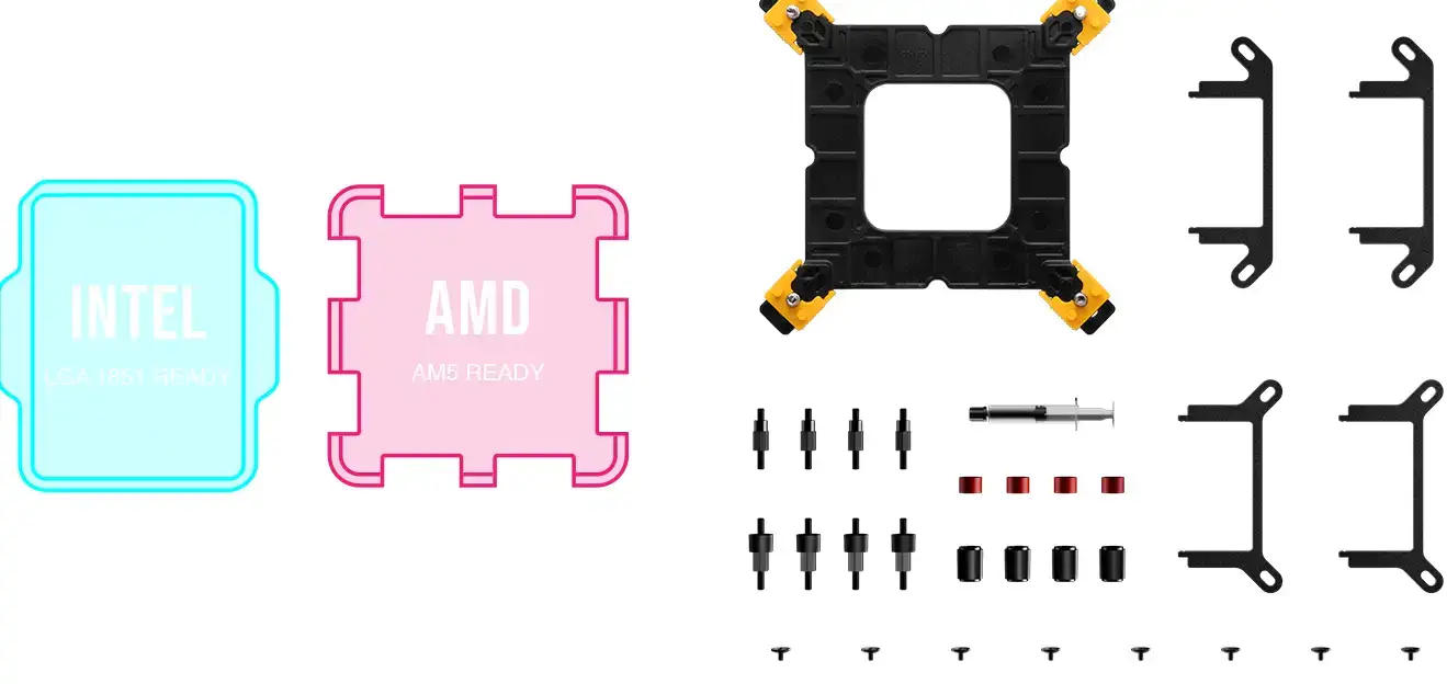 خنک کننده مایع گیم دیاس AURA GL240 LCD ARGB 29 AURA GL240 LCD ARGB