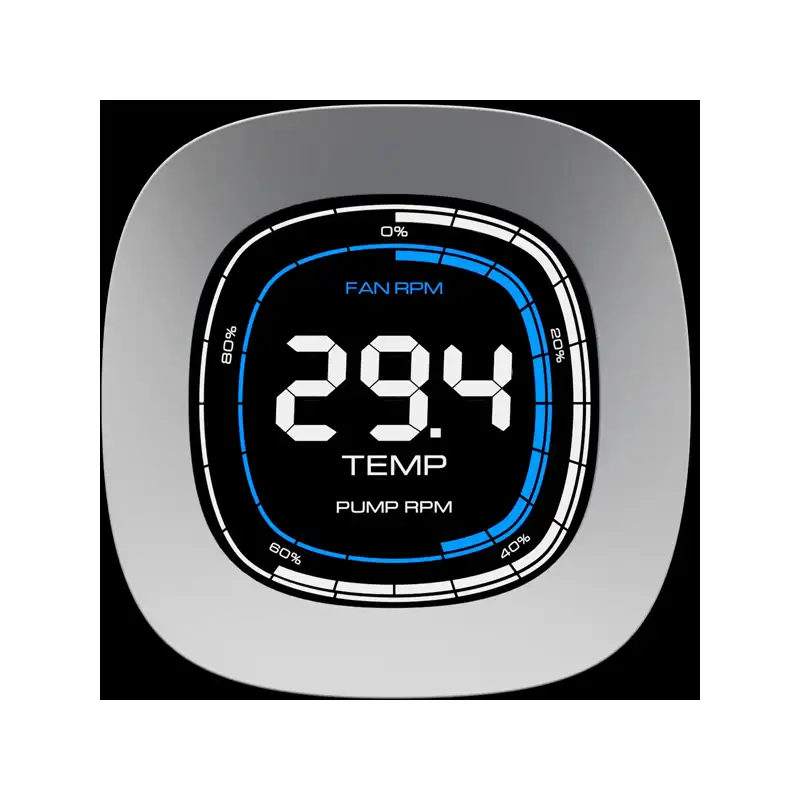 خنک کننده مایع گیم دیاس AURA GL360 DIGITAL WH 4 AURA GL360 DIGITAL WH