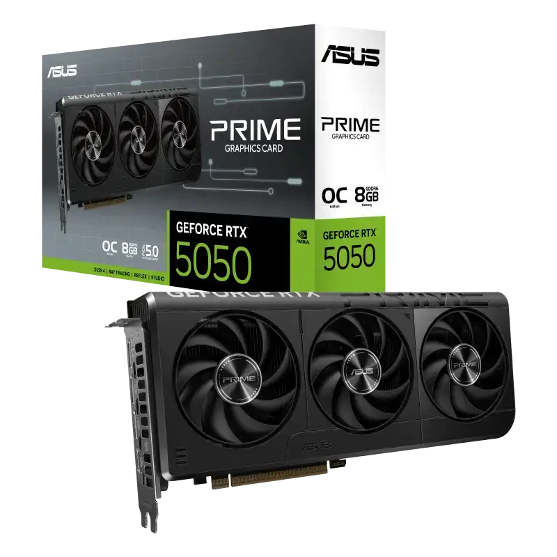 کارت گرافیک ایسوس Prime GeForce RTX5050 8GB GDDR6 OC Edition 1 PRIME RTX5050 O8G