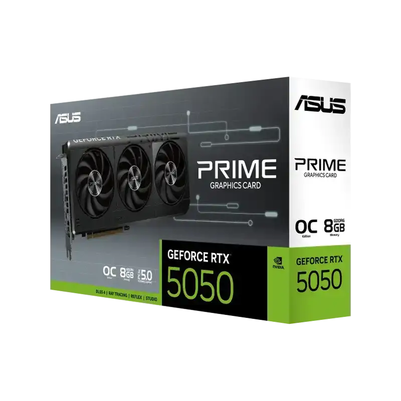 کارت گرافیک ایسوس Prime GeForce RTX5050 8GB GDDR6 OC Edition 3 PRIME RTX5050 O8G