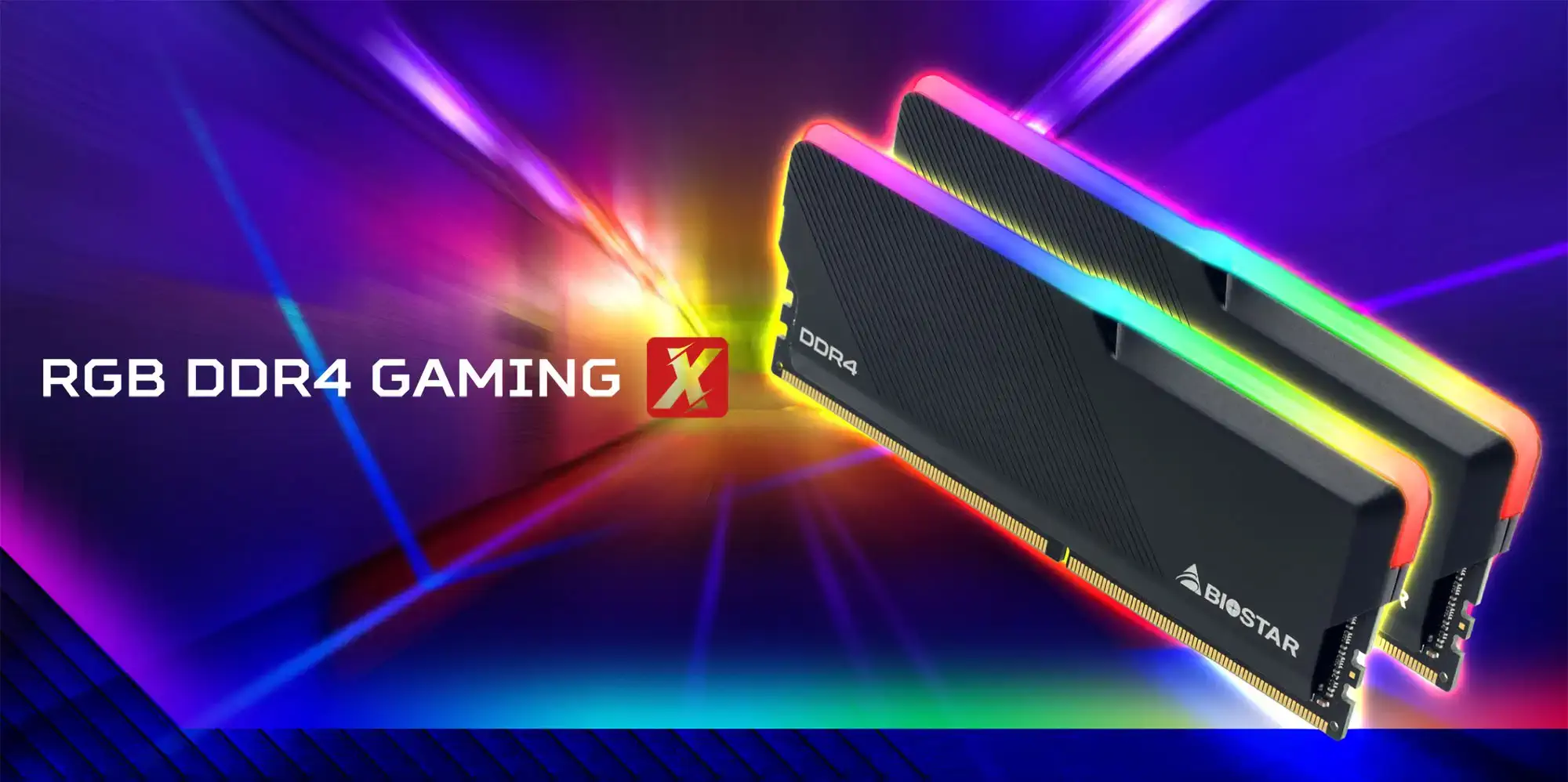 رم بایواستار GAMMIX X RGB 8GB (1x8GB) 3600MHz DDR4 11 GAMMIX X RGB D4