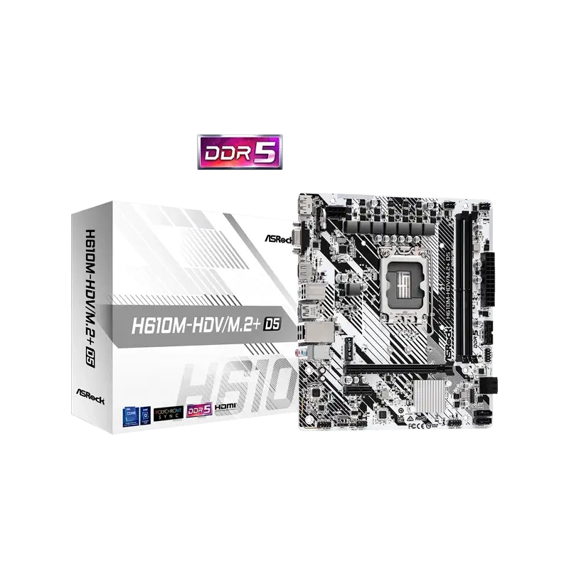 مادربرد ازراک H610M-HDV/M.2 D5 1 H610M-HDV/M.2