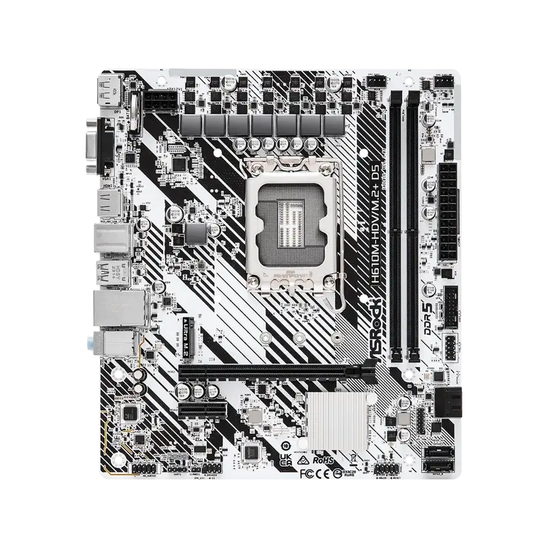 مادربرد ازراک H610M-HDV/M.2 D5 3 H610M-HDV/M.2