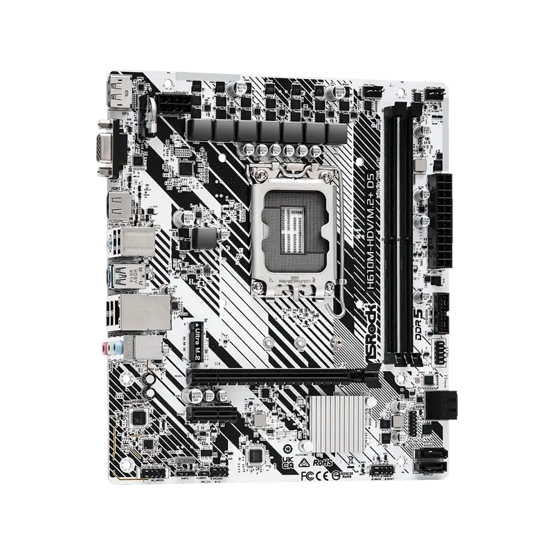 مادربرد ازراک H610M-HDV/M.2 D5 5 H610M-HDV/M.2