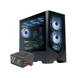 کیس و پاور گیمینگ ام اس آی MAG FORGE M100L + MAG A500N-H 2 MSI Gaming Combo