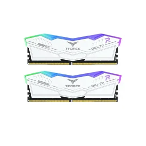 رم تیم گروپ DELTA RGB 32GB (2×16GB) 6000MHz CL38 WHITE 1 TEAMGROUP DELTA RGB