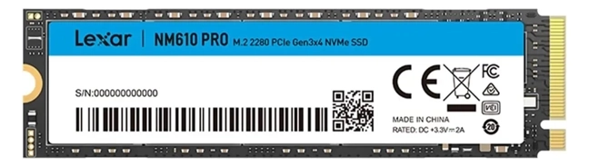 اس اس دی لکسار NM610 Pro 1TB 9 NM610 Pro 1T
