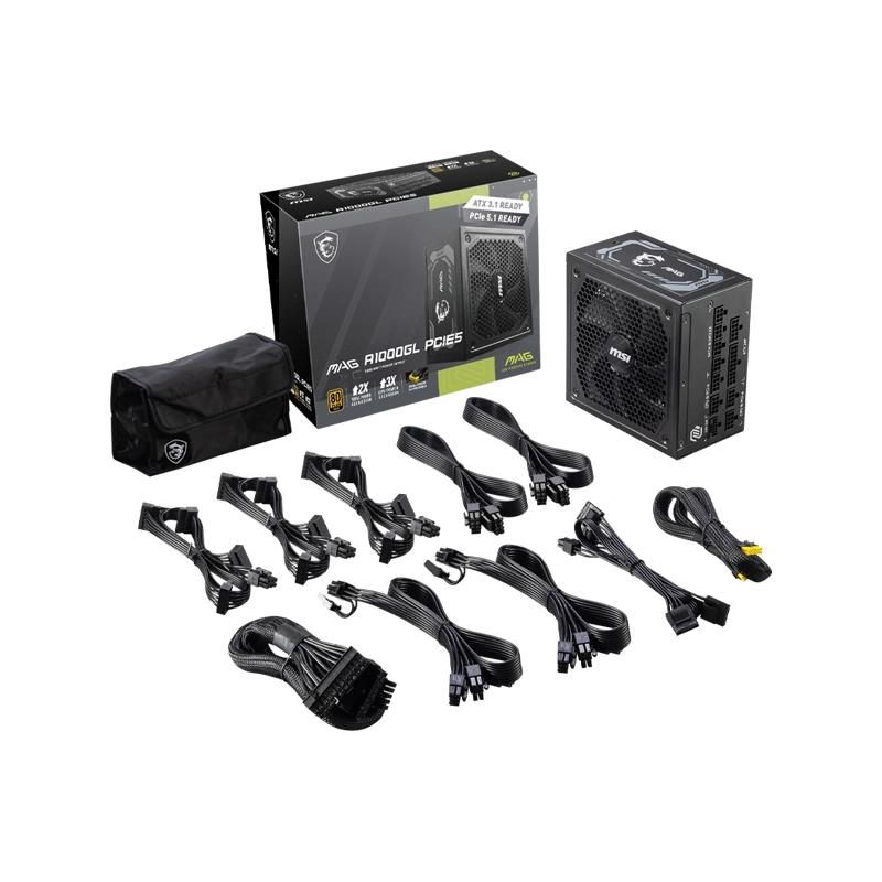 پاور ام اس آی MAG A1000GL PCIE5 5 MSI MAG A1000GL
