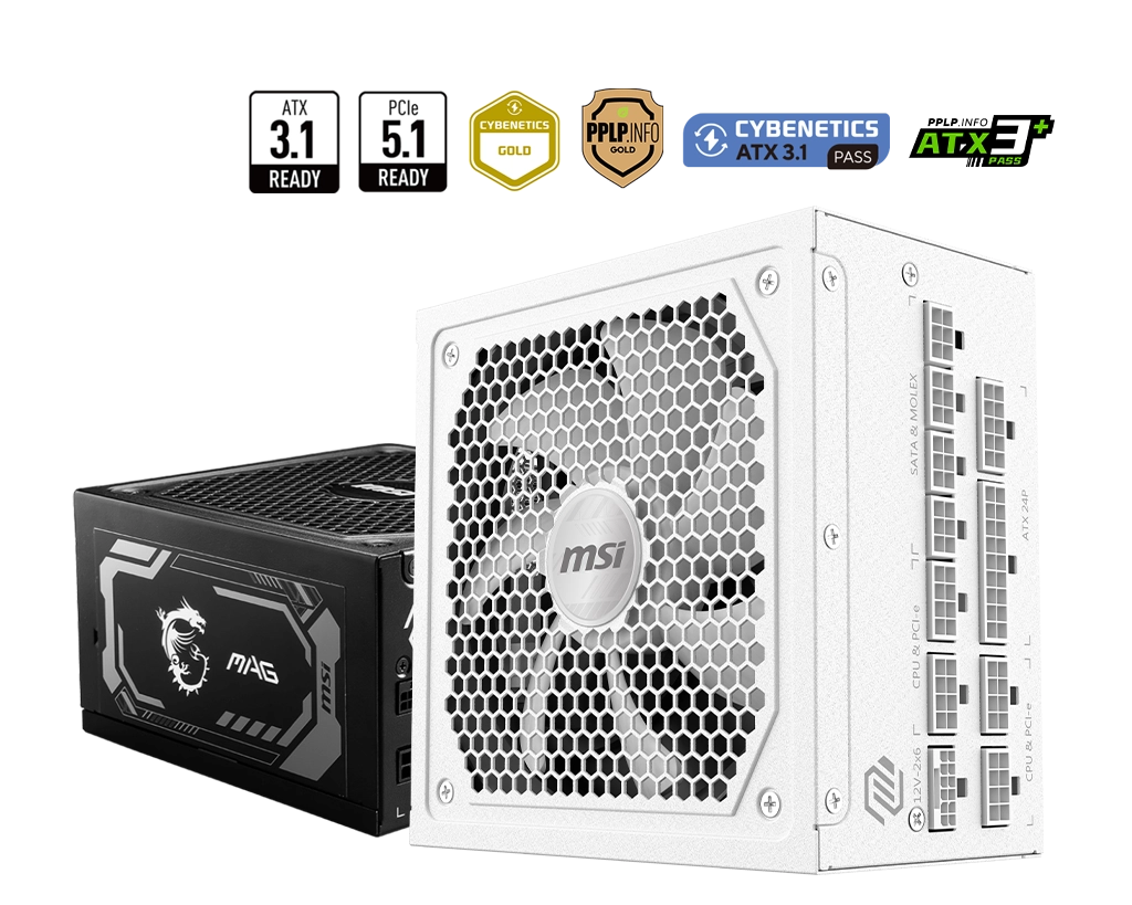 پاور ام اس آی MAG A1000GL PCIE5 11 MSI MAG A1000GL