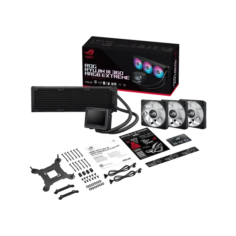 خنک کننده مایع پردازنده ایسوس ROG RYUJIN III 360 ARGB Extreme 13 ROG RYUJIN III 360 Extreme