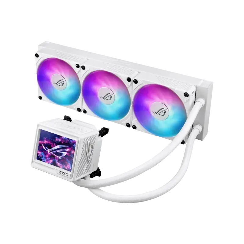 خنک کننده مایع پردازنده ایسوس ROG RYUJIN III 360 ARGB Extreme White Edition 1 ROG RYUJIN III 360 Extreme Wh