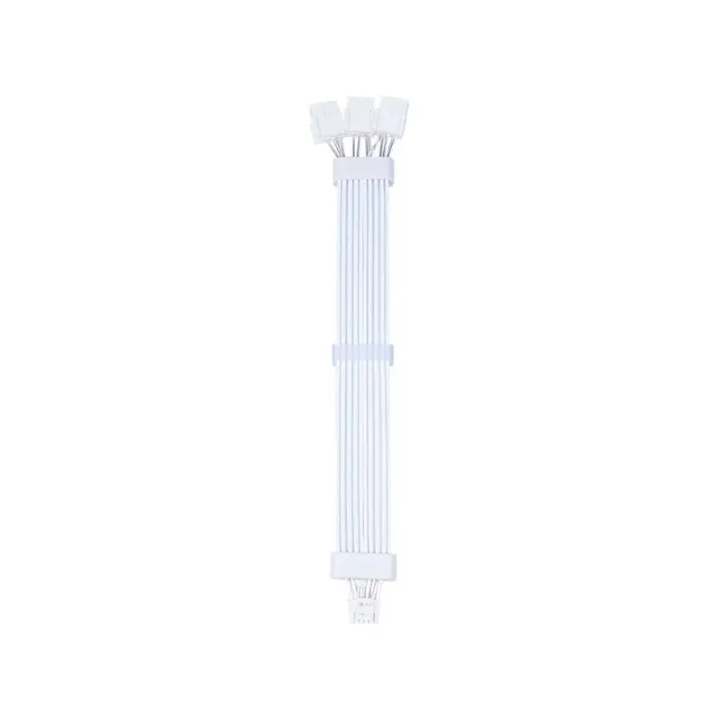 کابل اسلیو ایس گیک AC124 ARGB 12+4 Pin White 5 AC124 ARGB 12+4P Wh