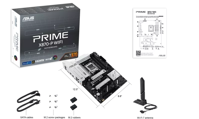 مادربرد ایسوس PRIME X870-P WIFI DDR5 21 ASUS PRIME X870-P WIFI
