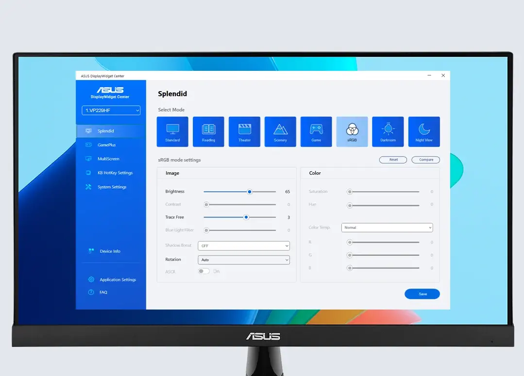 ASUS VP227HF