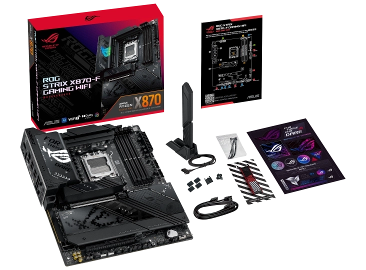 مادربرد ایسوس ROG STRIX X870-F GAMING WIFI DDR5 25 ROG STRIX X870-F GAMING WIFI