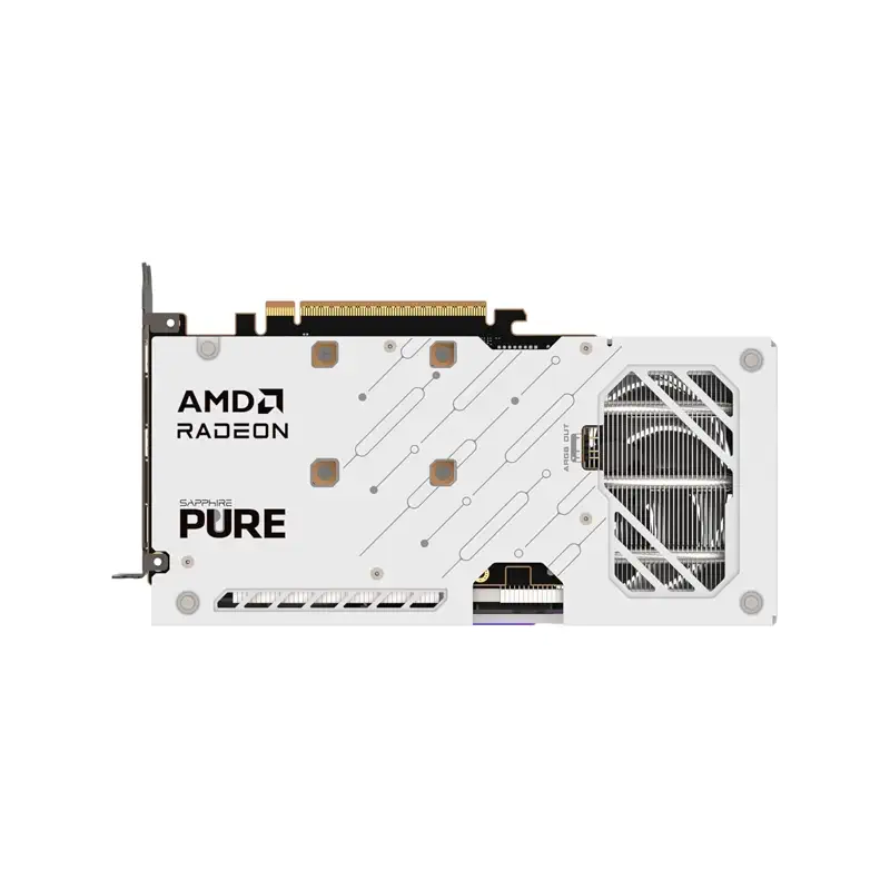 کارت گرافیک سافایر PURE AMD Radeon RX9060 XT OC 16GB GDDR6 5 Sapphire PURE RX9060 XT O16G
