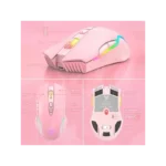 موس بی سیم گیمینگ اونیکوما CW905 PINK 6 CW905