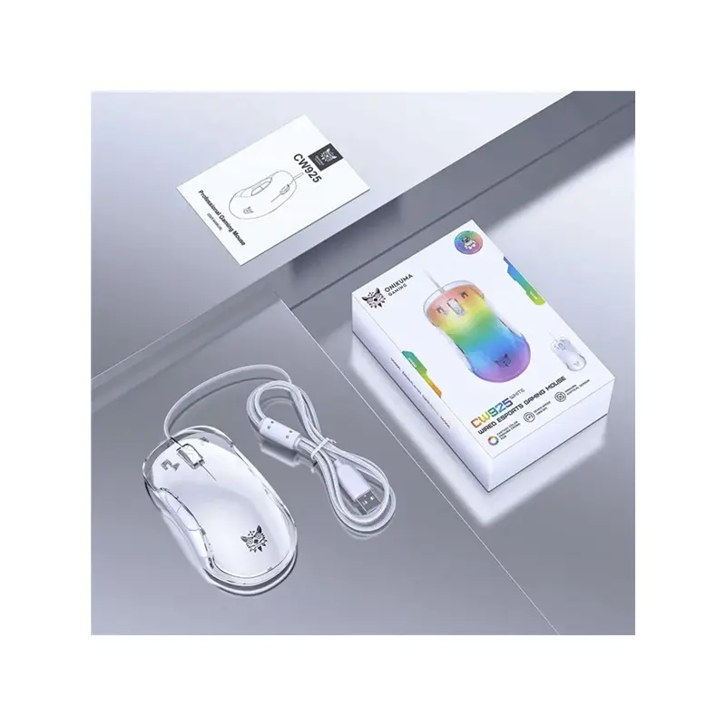 موس گیمینگ اونیکوما CW925 WHITE 3 CW925