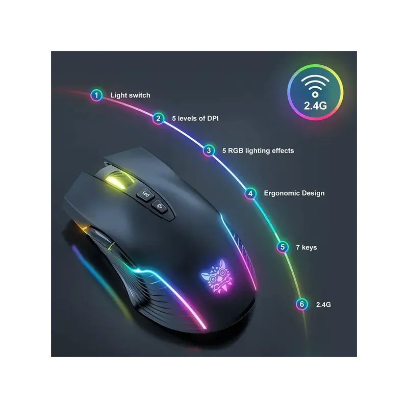 موس بی سیم گیمینگ اونیکوما CW905 4 ONIKUMA CW905 4