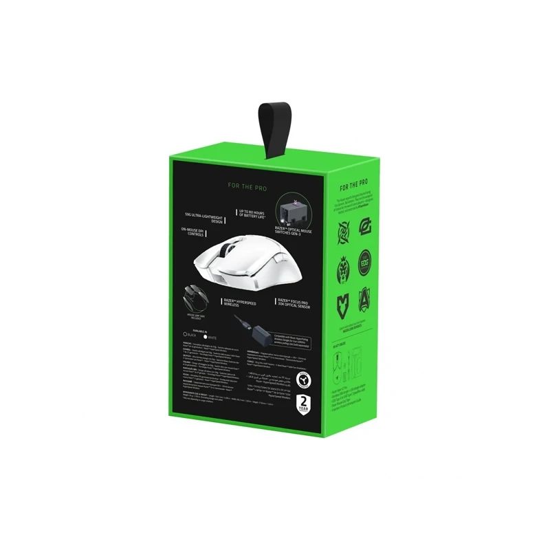 موس بی سیم ریزر Viper V2 Pro White 8 Viper V2 Pro Wh